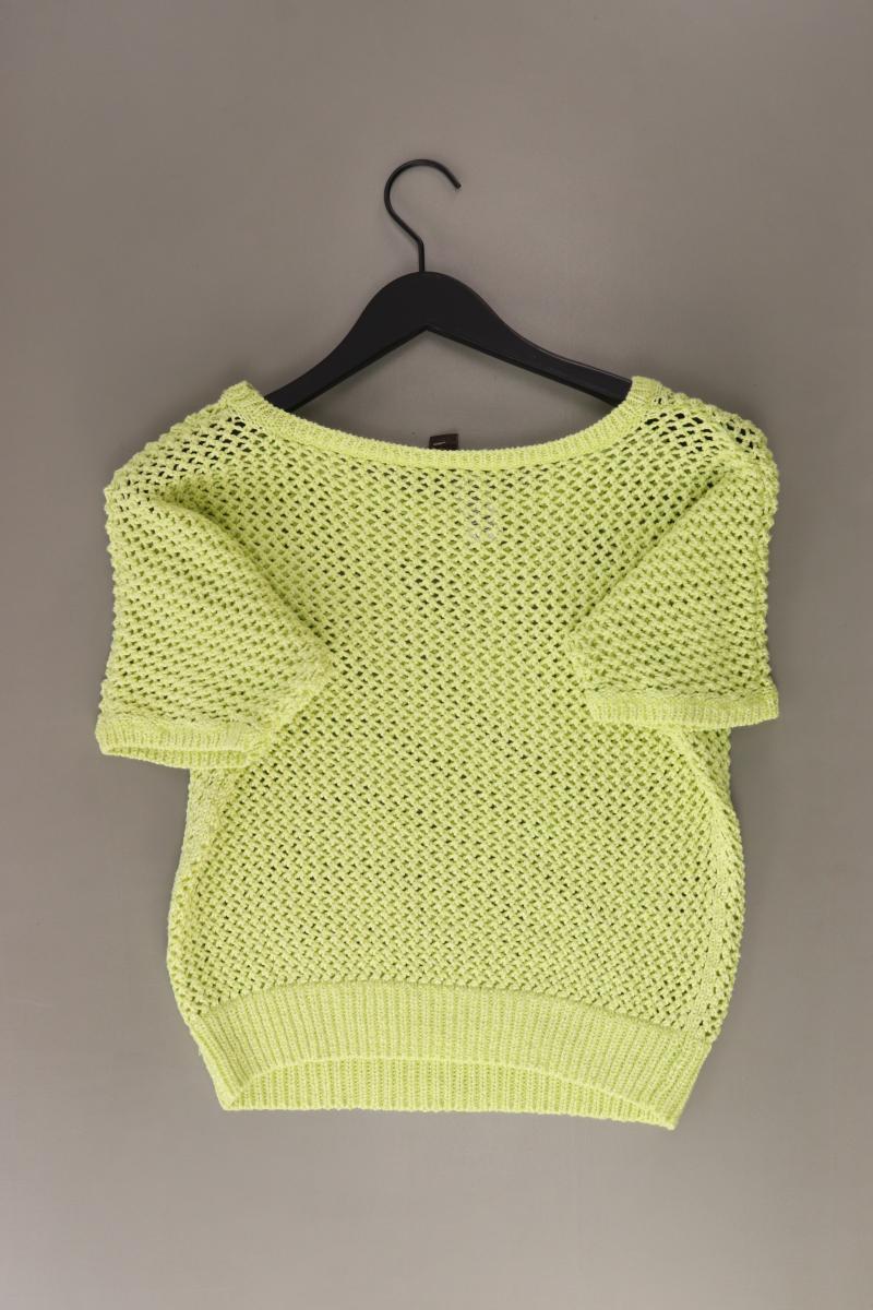 Selection by s.Oliver Strickshirt Gr. 38 Kurzarm gelb