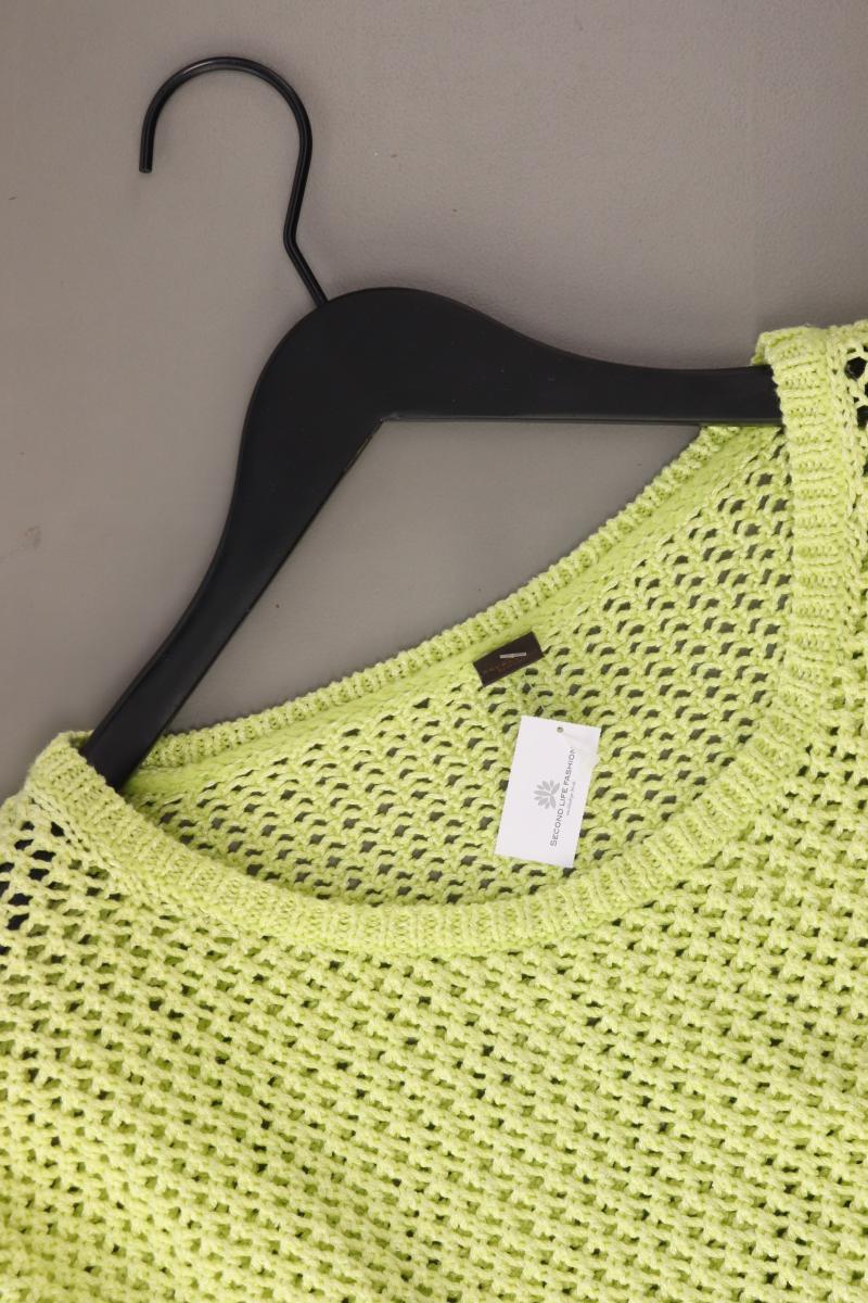 Selection by s.Oliver Strickshirt Gr. 38 Kurzarm gelb