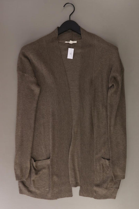Esprit Strickjacke Gr. M Langarm braun aus Polyester