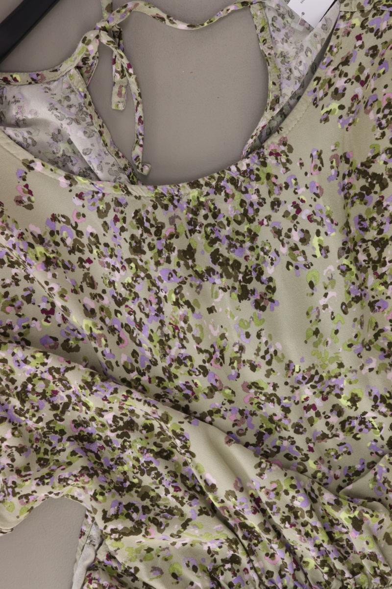 Lascana Kurzarmkleid Gr. 40 mit Blumenmuster grün aus Viskose