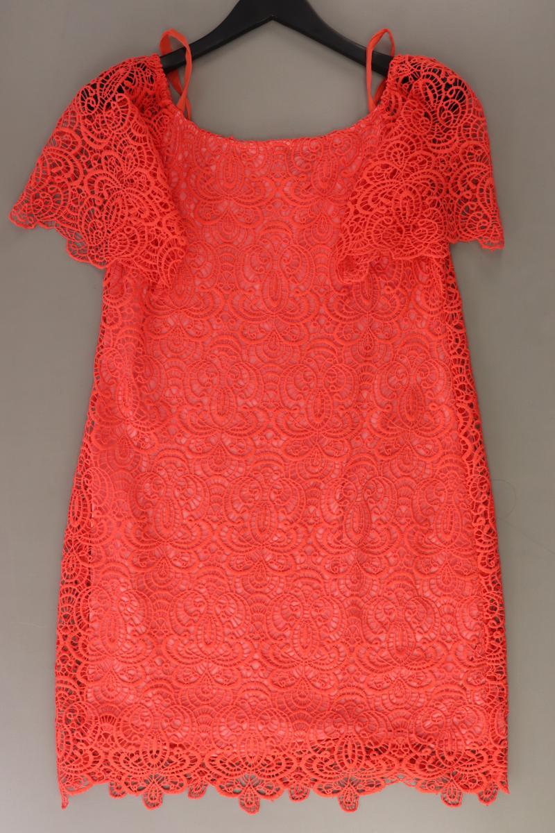 Ana Alcazar Spitzenkleid Gr. 38 Kurzarm rot aus Polyester