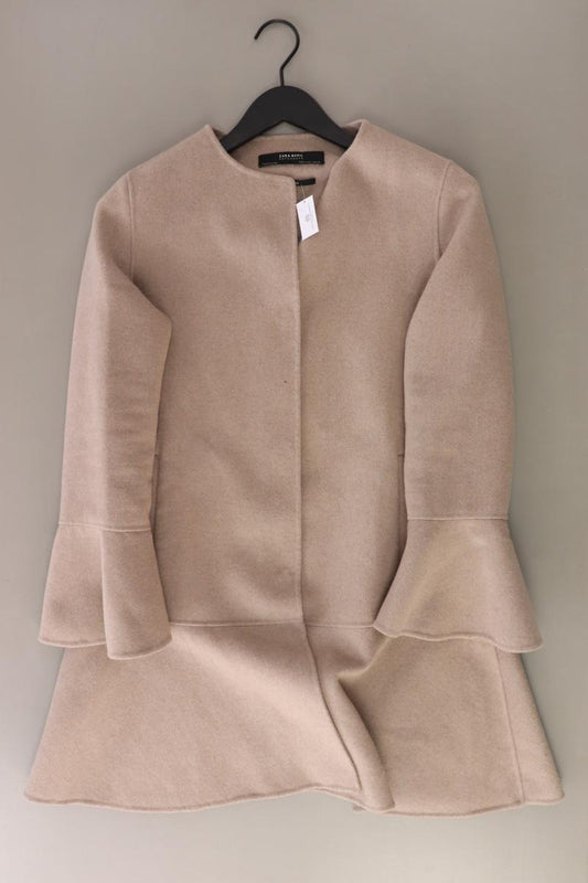 Zara Wollmantel Gr. S braun