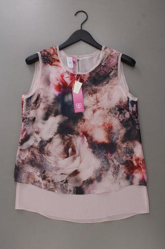 Basler Ärmellose Bluse Gr. 40 mit Blumenmuster neu mit Etikett rosa