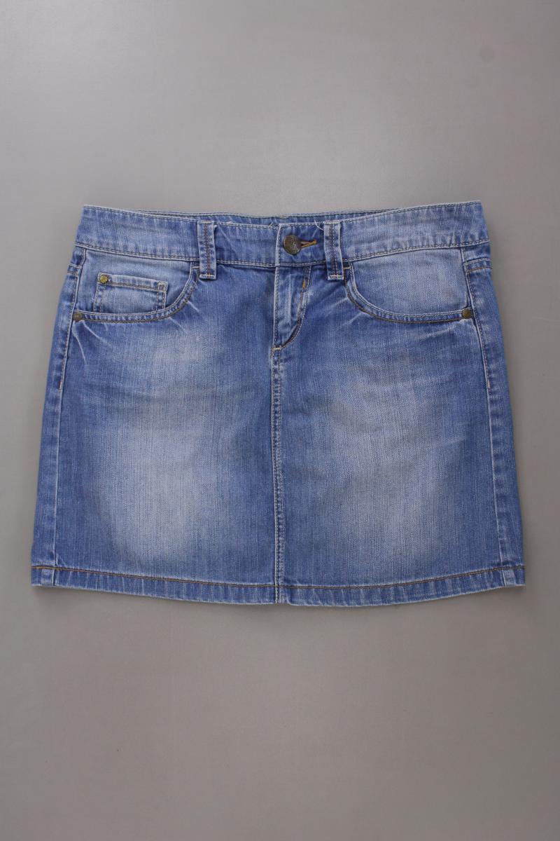 Esprit Jeansrock Gr. 38 blau aus Baumwolle