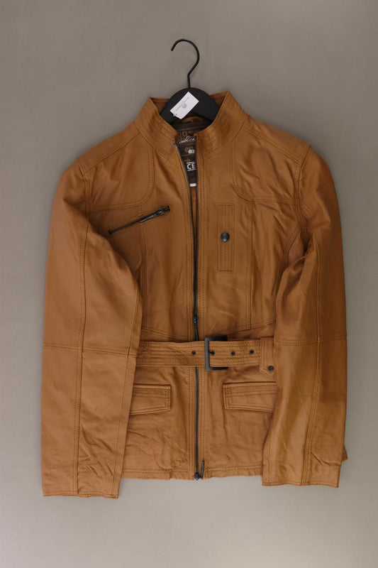Cecil Kunstlederjacke Gr. M mit Gürtel braun aus Polyurethan