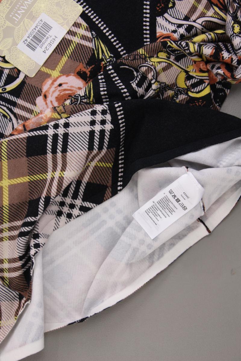 Ovanti Printshirt Gr. 42 neu mit Etikett Kurzarm mehrfarbig aus Viskose