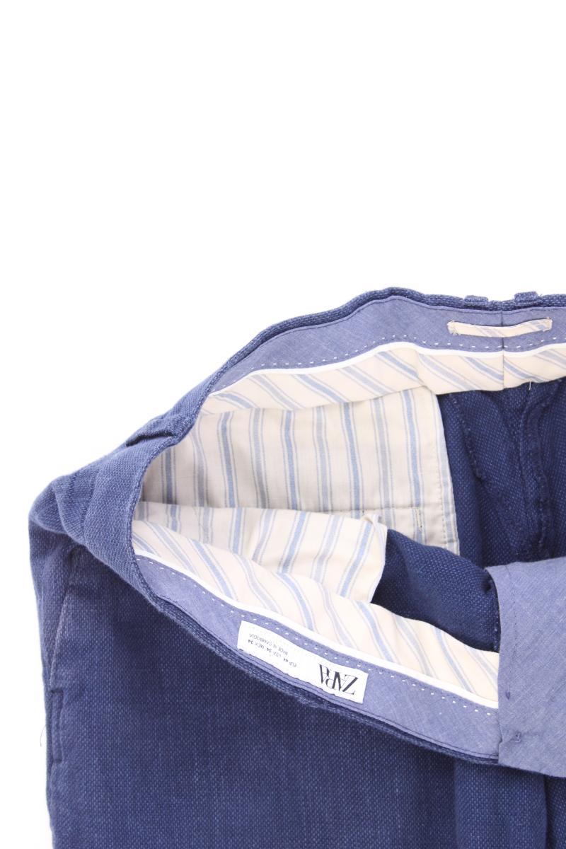 Zara Stoffhose für Herren Gr. IT 44 (XL) blau