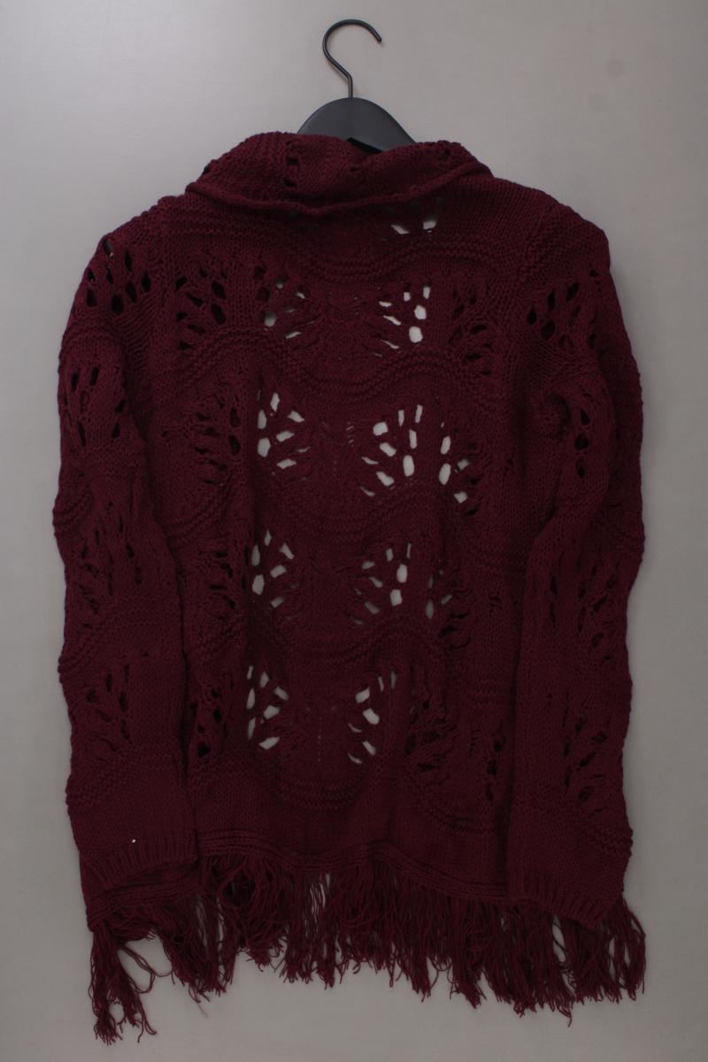 Best Connections Strickjacke Gr. 36/38 Langarm rot aus Polyacryl