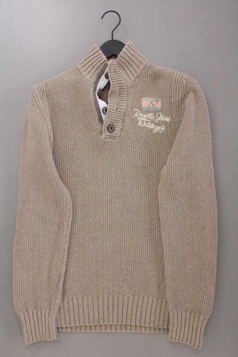 Gaastra Grobstrickpullover für Herren Gr. L braun aus Baumwolle