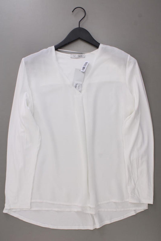 SuZa Langarmbluse Gr. 42 neu mit Etikett weiß aus Polyester