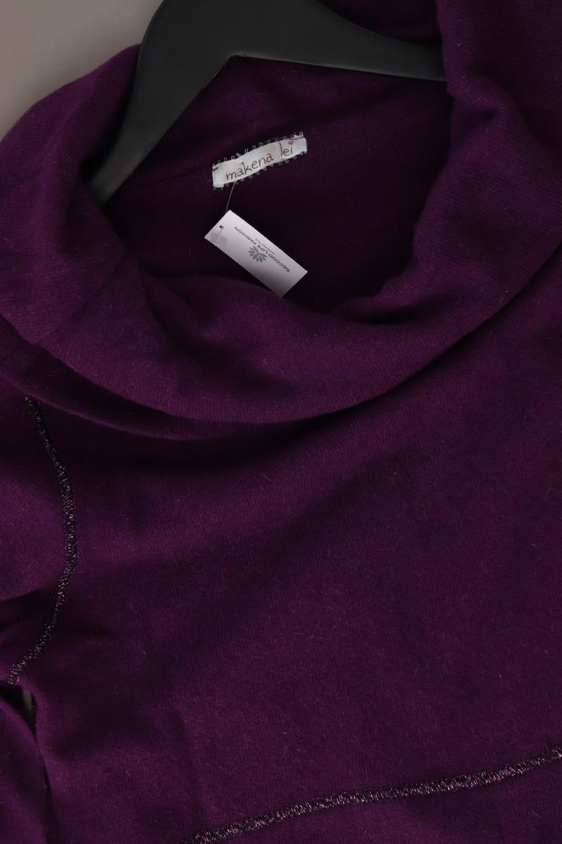 makena lei Wollkleid Gr. 42 Langarm lila aus Viskose