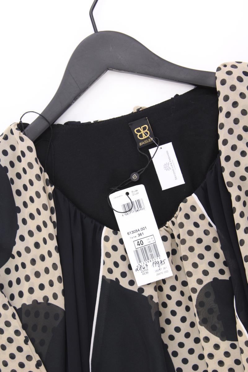 Basler Classic Bluse Gr. 40 gepunktet neu mit Etikett Neupreis: 199,95€! schwarz