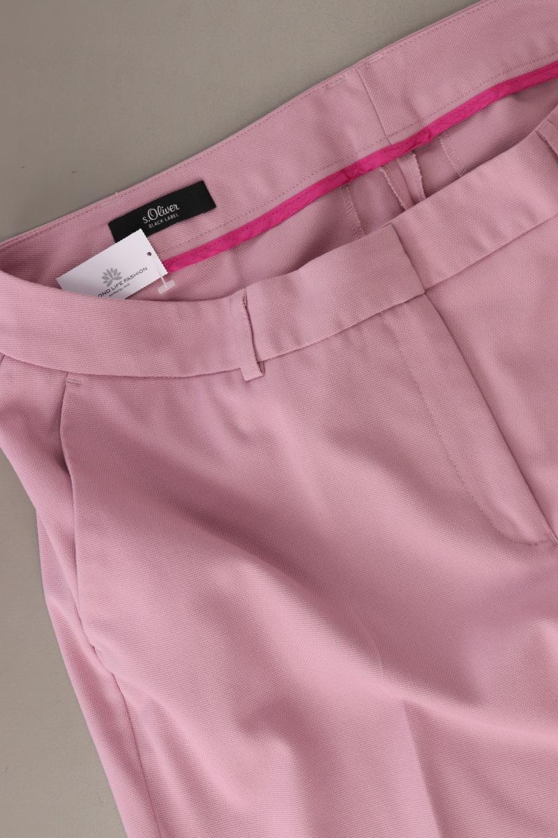 s.Oliver Black Label Anzughose Gr. 42 rosa aus Polyester