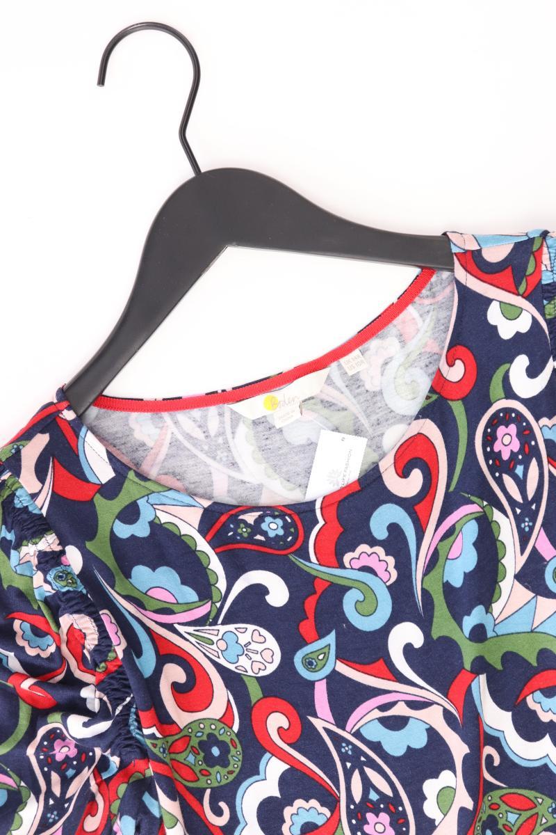 Boden Jerseykleid Gr. 40 mit Paisleymuster Kurzarm mehrfarbig aus Baumwolle
