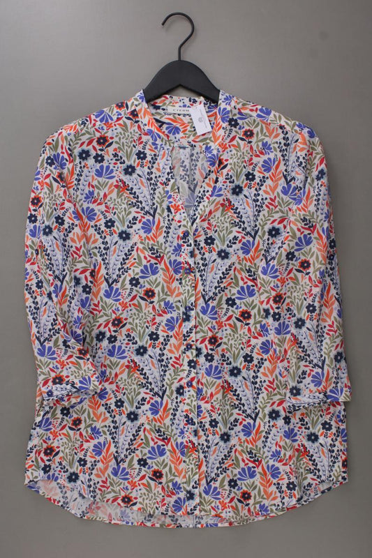 Eterna Classic Bluse Gr. 40 mit Blumenmuster neuwertig 3/4 Ärmel mehrfarbig
