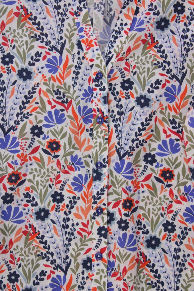 Eterna Classic Bluse Gr. 40 mit Blumenmuster neuwertig 3/4 Ärmel mehrfarbig