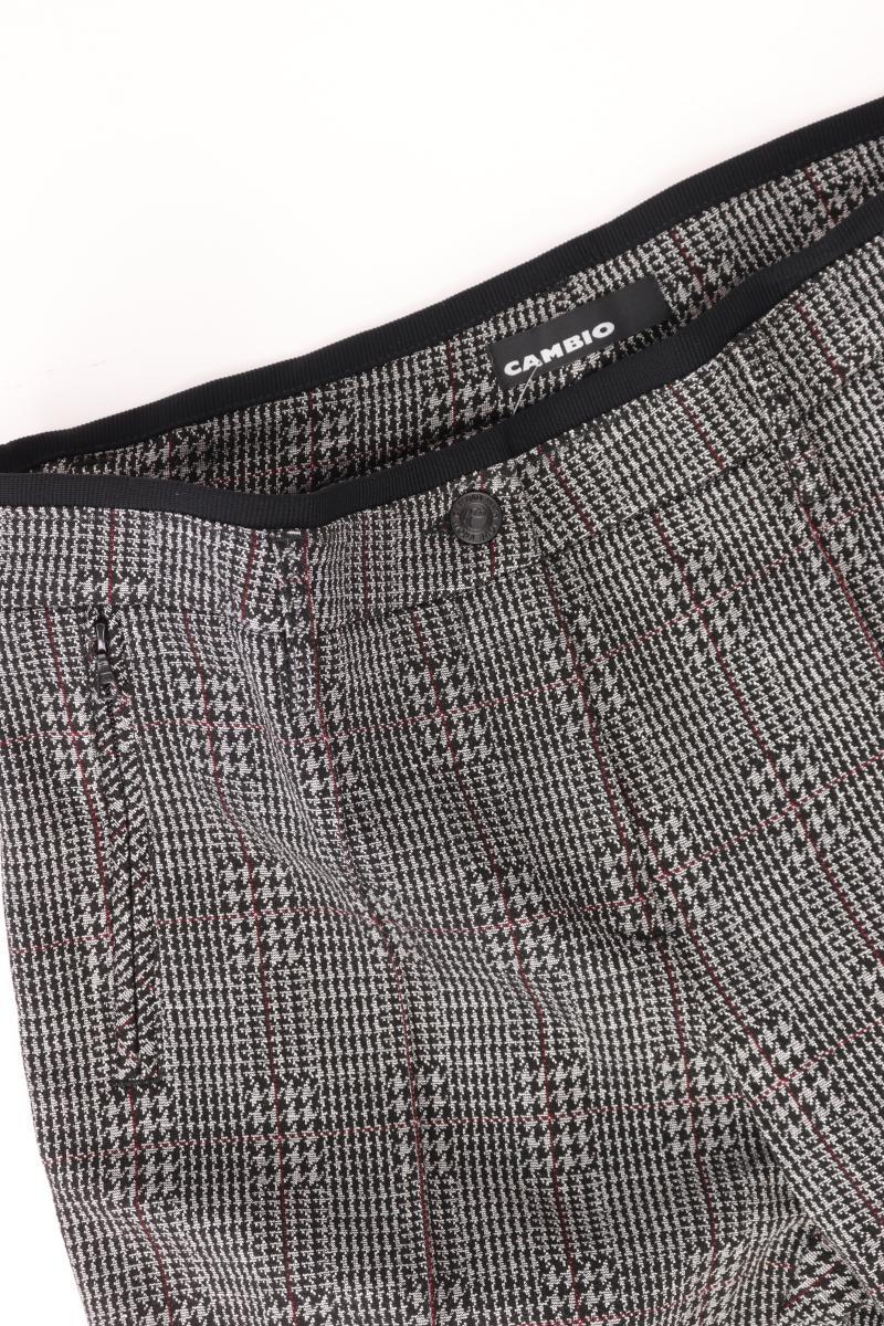 Cambio Stoffhose Gr. 40 hahnentritt Modell Rhona grau aus Viskose