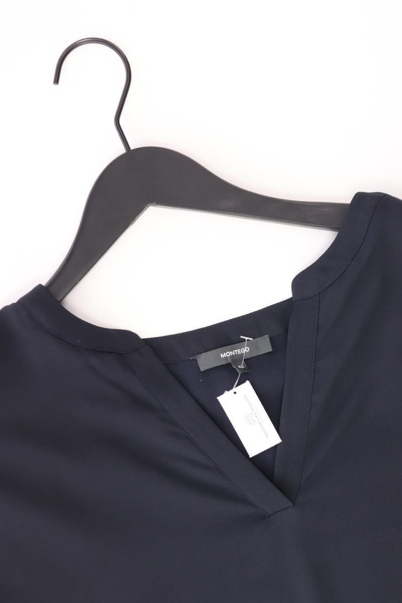 Montego Langarmbluse Gr. 46 blau aus Polyester