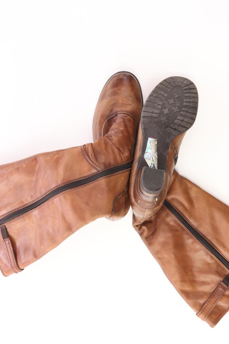 Tamaris Absatzstiefel Gr. 37 braun aus Leder