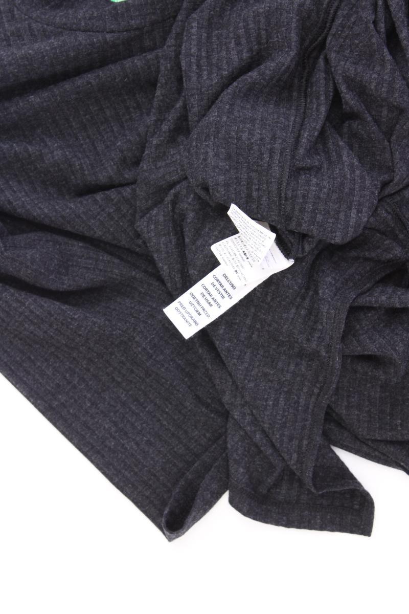 United Colors of Benetton Strickkleid Gr. M 3/4 Ärmel grau aus Viskose