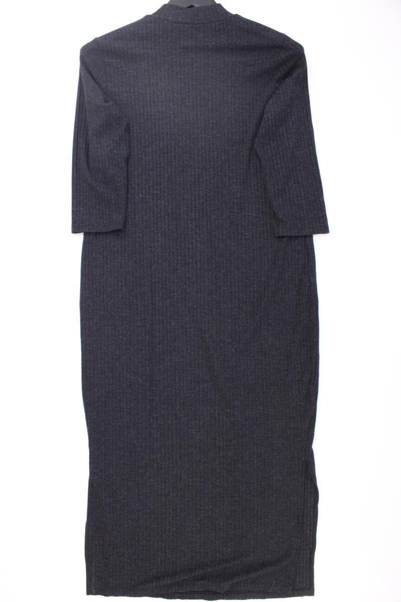 United Colors of Benetton Strickkleid Gr. M 3/4 Ärmel grau aus Viskose