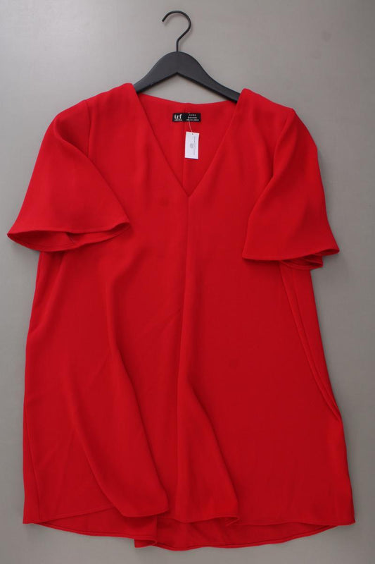 TRF Zara Kurzarmbluse Gr. L rot aus Polyester