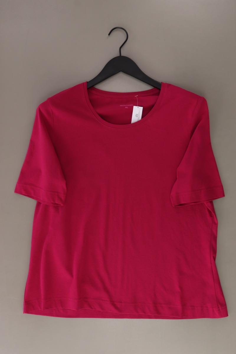 Montego T-Shirt Gr. XXL Kurzarm pink aus Baumwolle