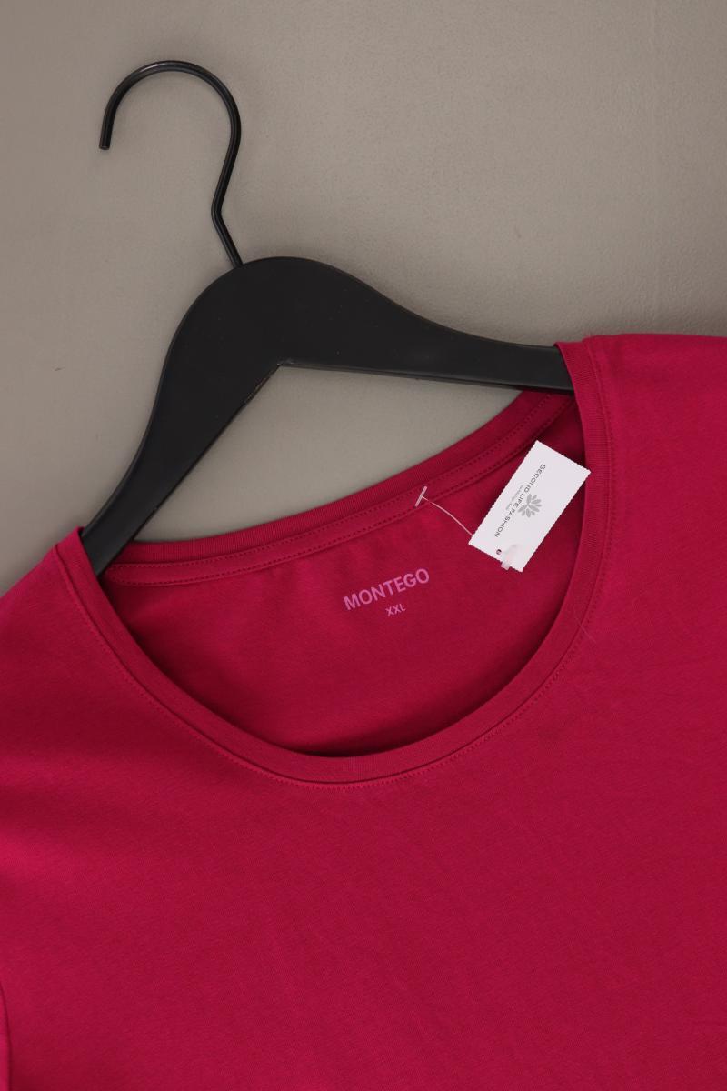 Montego T-Shirt Gr. XXL Kurzarm pink aus Baumwolle