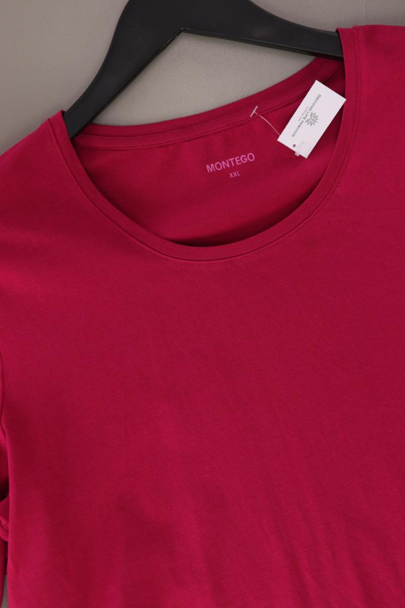 Montego T-Shirt Gr. XXL Kurzarm pink aus Baumwolle