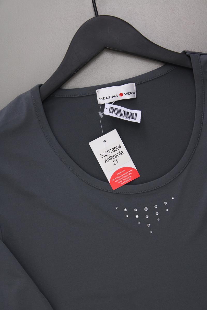 Helena Vera T-Shirt Gr. Kurzgröße 21 neu mit Etikett Kurzarm grau aus Polyester