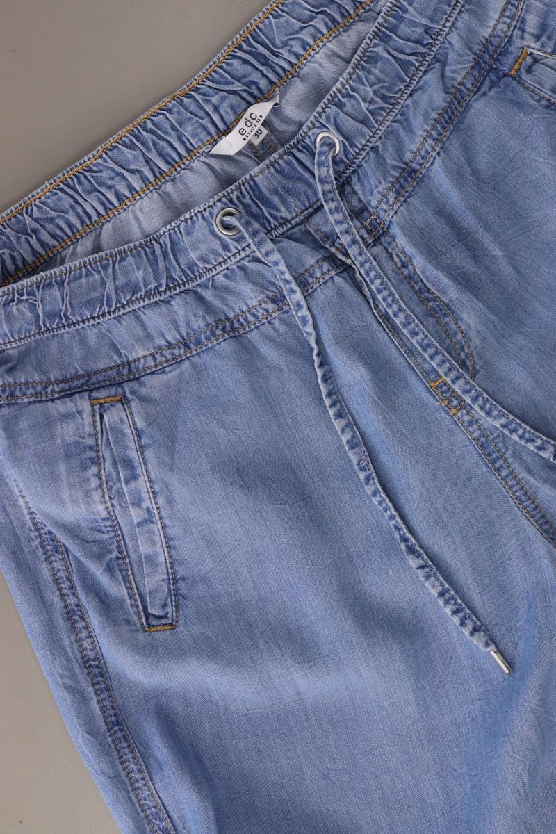 edc by Esprit Stoffhose Gr. W27/L30 blau aus Baumwolle