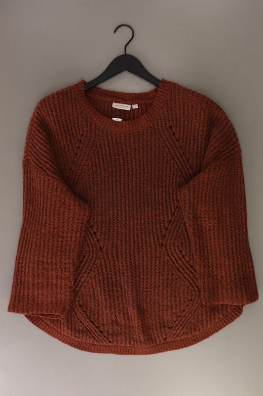 Only Carmakoma Grobstrickpullover Gr. 50/52 braun aus Polyacryl