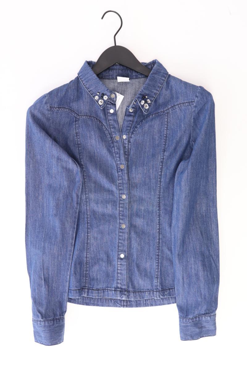 Vero Moda Bluse Gr. S Langarm blau aus Baumwolle