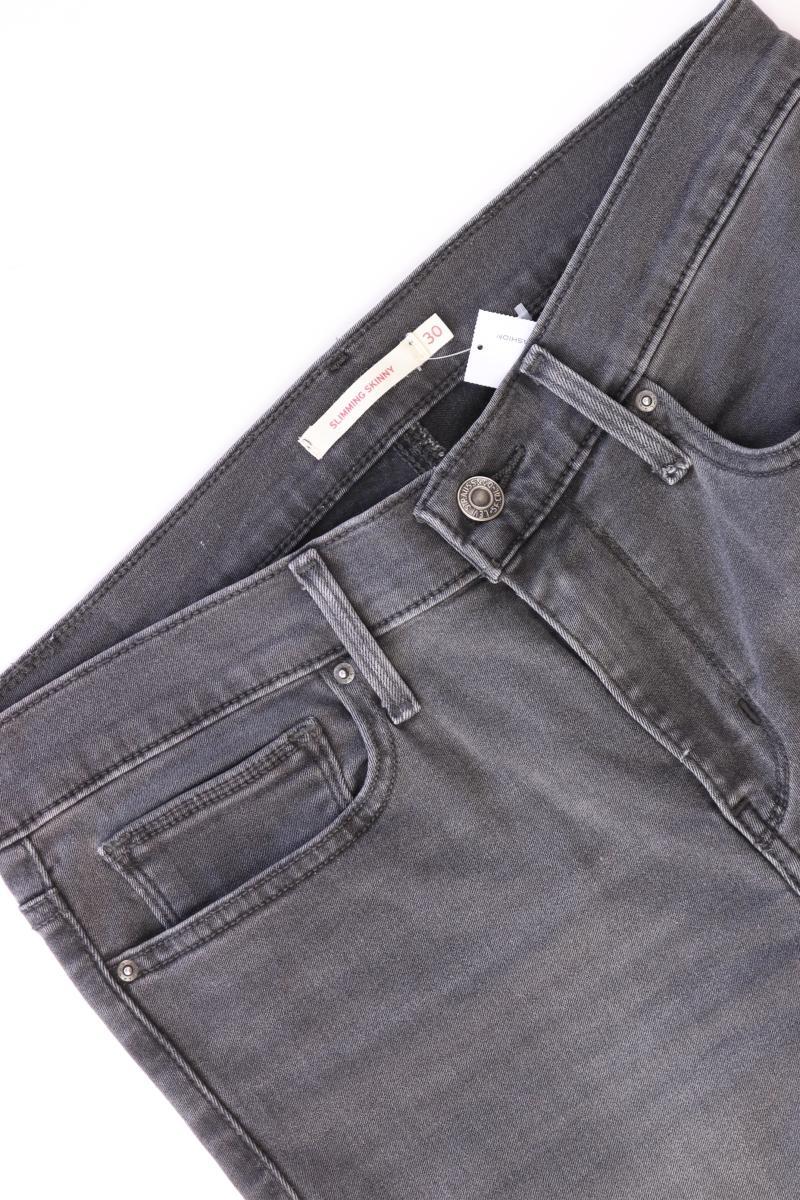 Levi's Skinny Jeans Gr. W30/L32 Modell Slimming Skinny grau aus Baumwolle