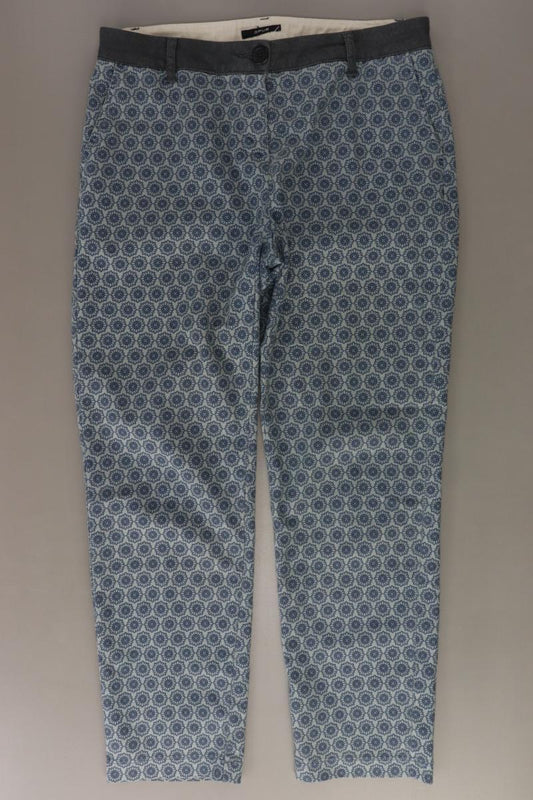 Opus Hose "Enda Flower" Gr. 38 blau aus Baumwolle