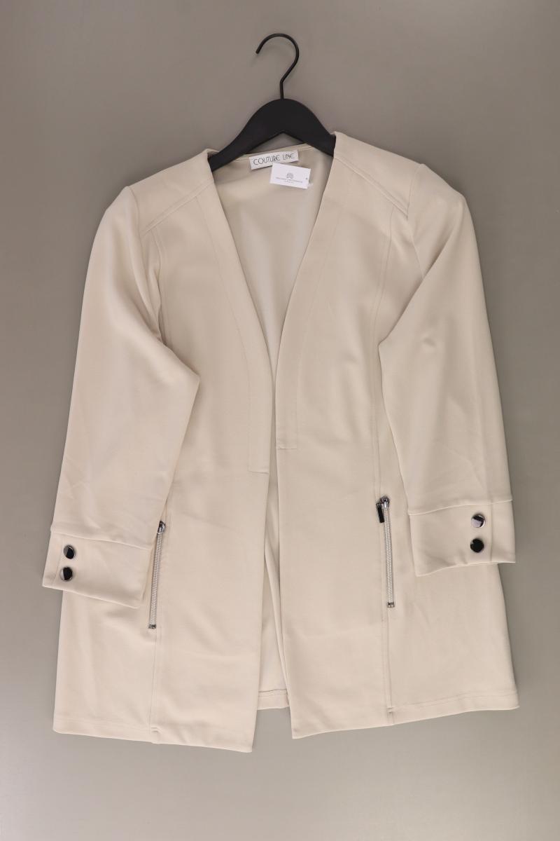 Couture Line Dünner Mantel Gr. 40 3/4 Ärmel creme aus Polyester