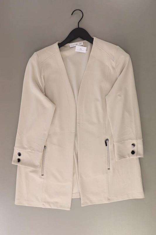 Couture Line Dünner Mantel Gr. 40 3/4 Ärmel creme aus Polyester