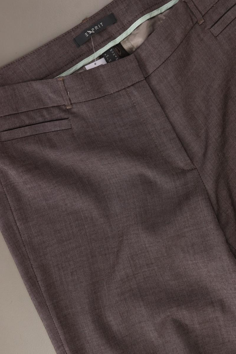 Esprit Anzughose Gr. 38 braun aus Polyester