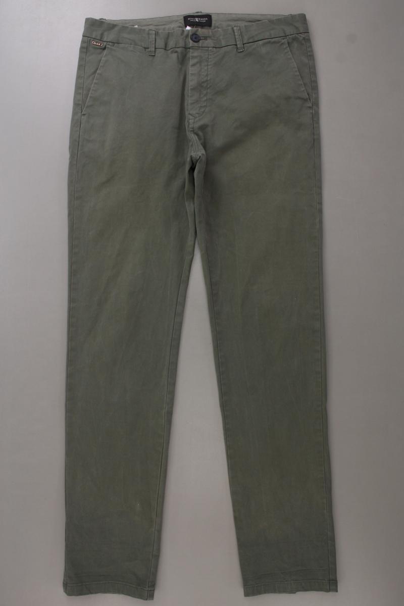 Scotch & Soda Chinohose für Herren Gr. W31/L32 olivgrün aus Baumwolle