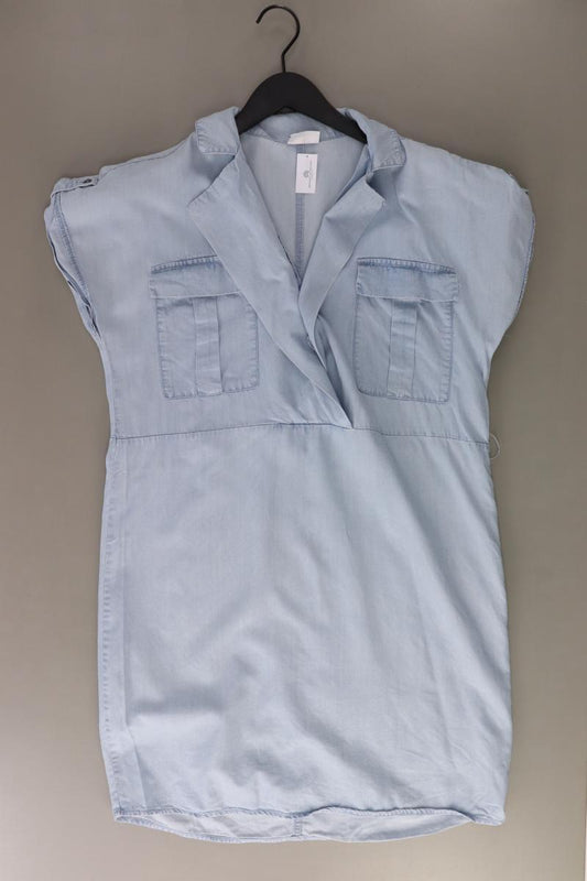 Noisy May Kurzarmkleid Gr. L blau aus Lyocell