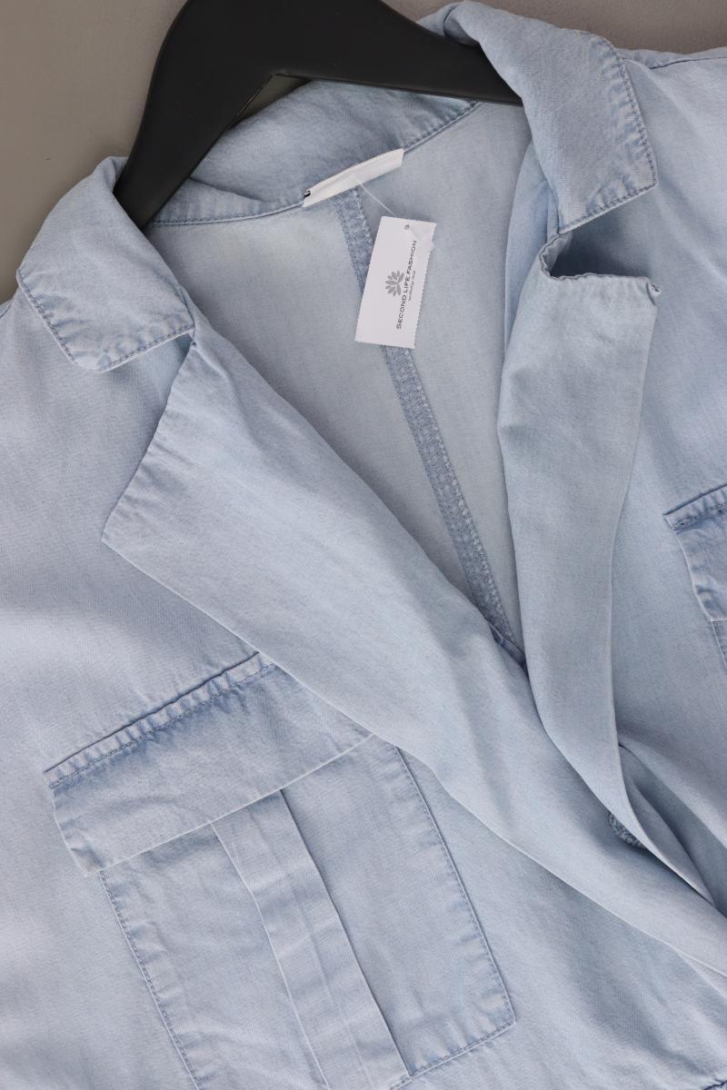 Noisy May Kurzarmkleid Gr. L blau aus Lyocell