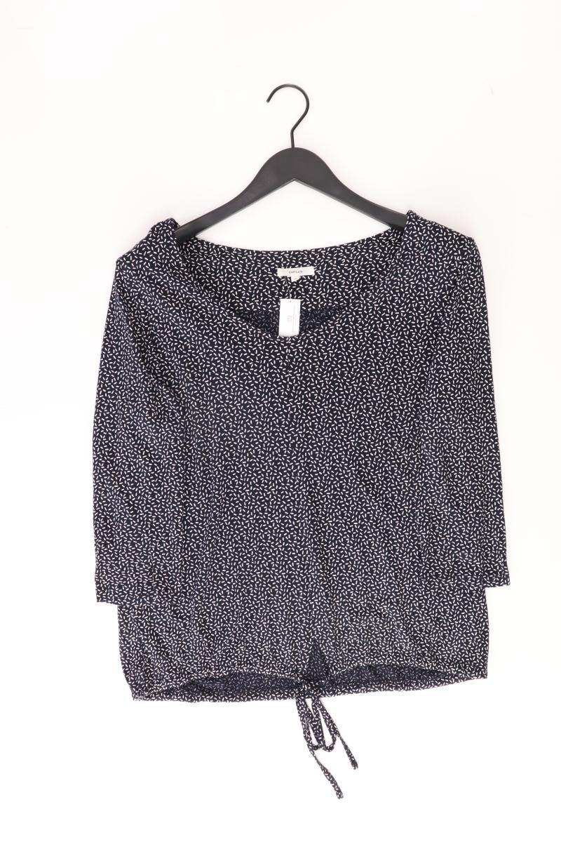 Opus Regular Bluse Gr. 38 3/4 Ärmel blau aus Viskose
