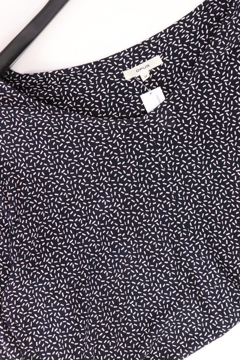 Opus Regular Bluse Gr. 38 3/4 Ärmel blau aus Viskose