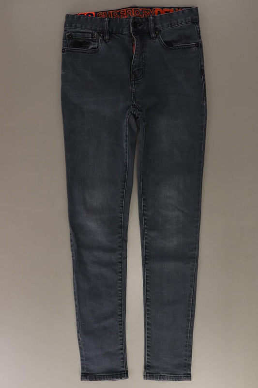 Superdry Skinny Jeans Gr. w28/L32 grau aus Baumwolle