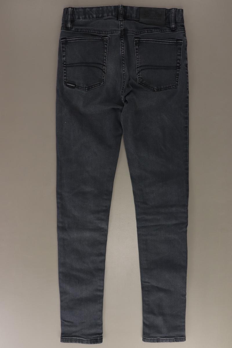 Superdry Skinny Jeans Gr. w28/L32 grau aus Baumwolle