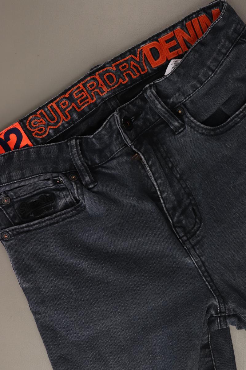 Superdry Skinny Jeans Gr. w28/L32 grau aus Baumwolle