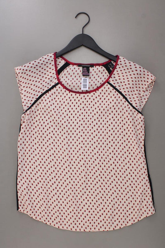 Scotch & Soda Kurzarmbluse Gr. 36 gepunktet creme