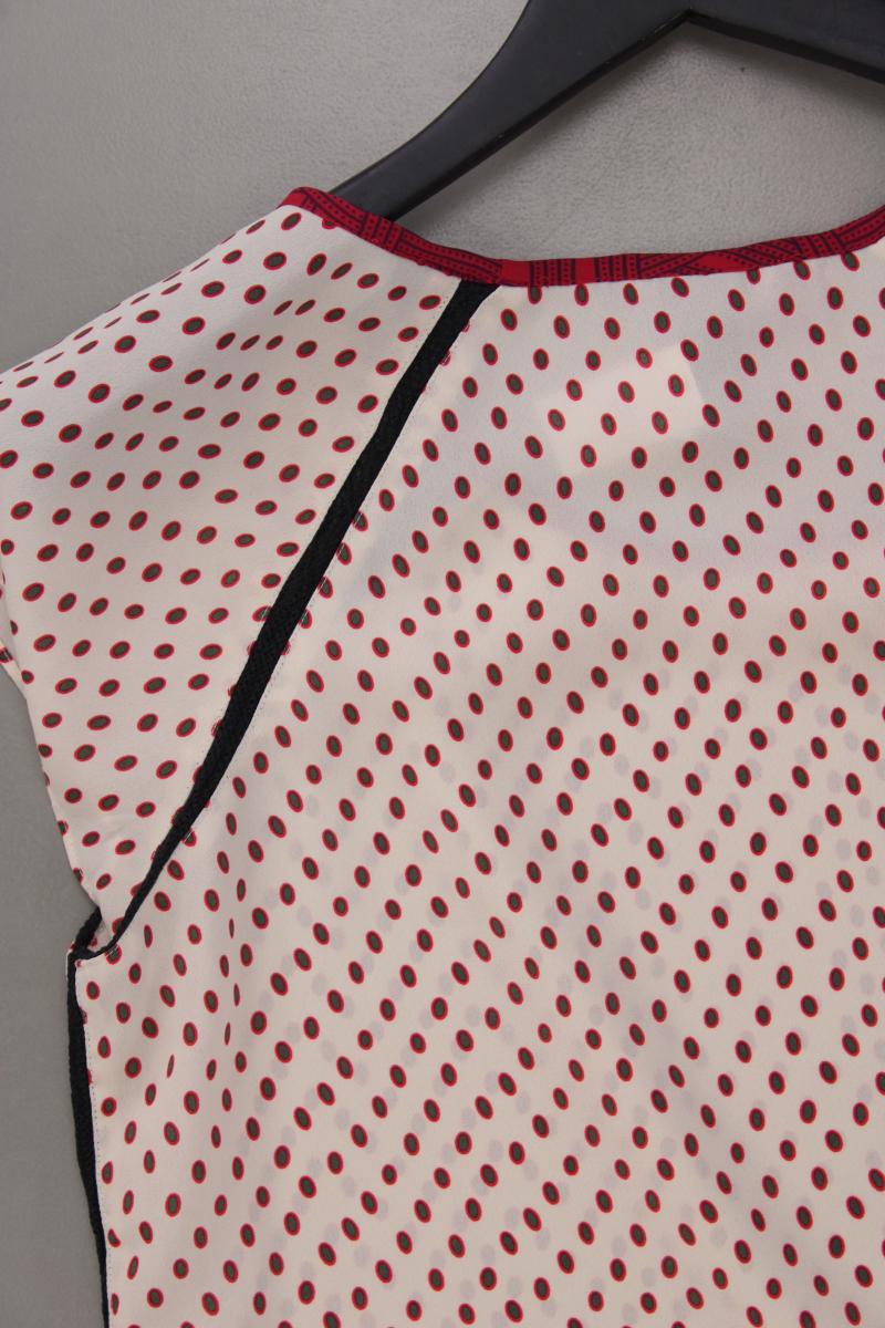 Scotch & Soda Kurzarmbluse Gr. 36 gepunktet creme