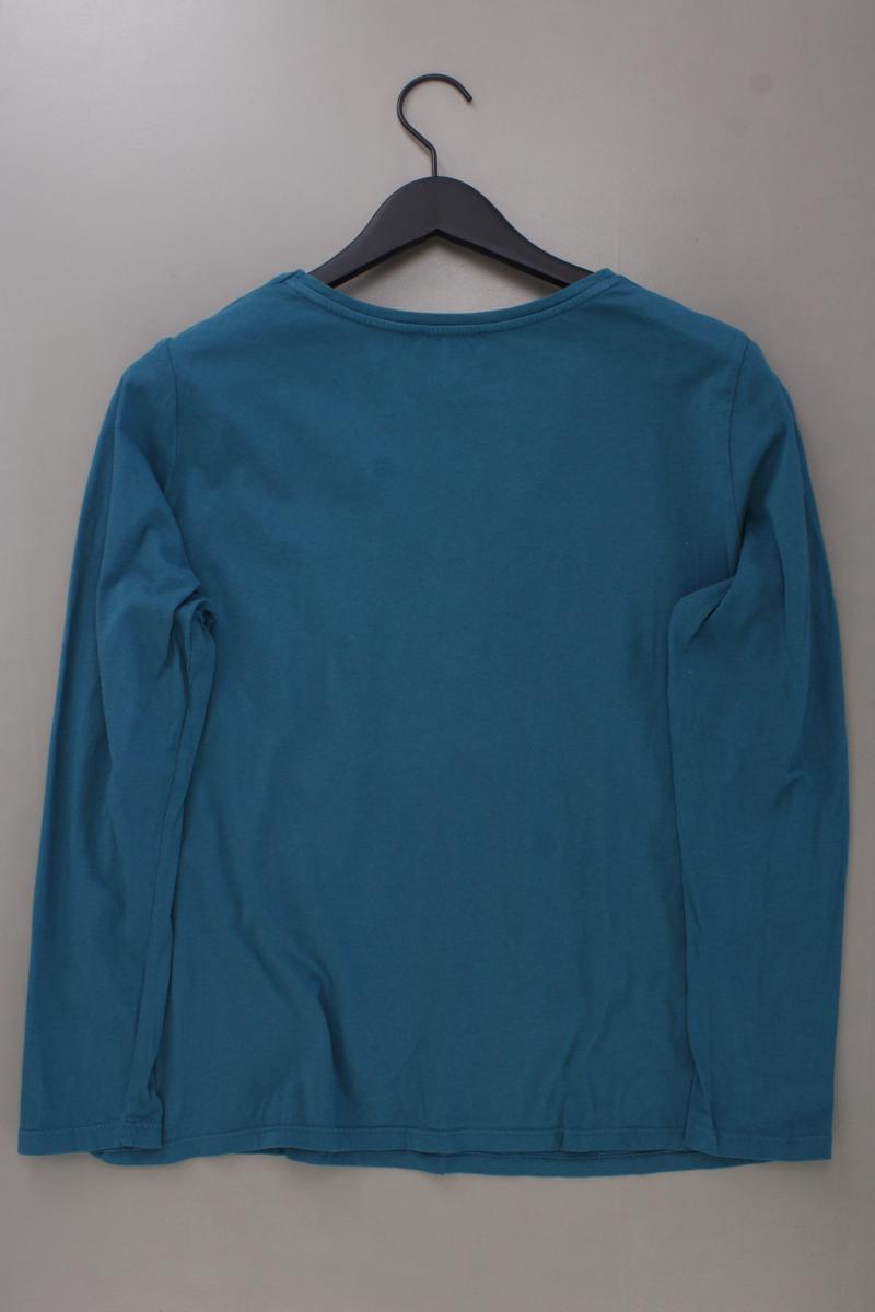 Gina Laura Longsleeve-Shirt Gr. L Langarm blau aus Baumwolle