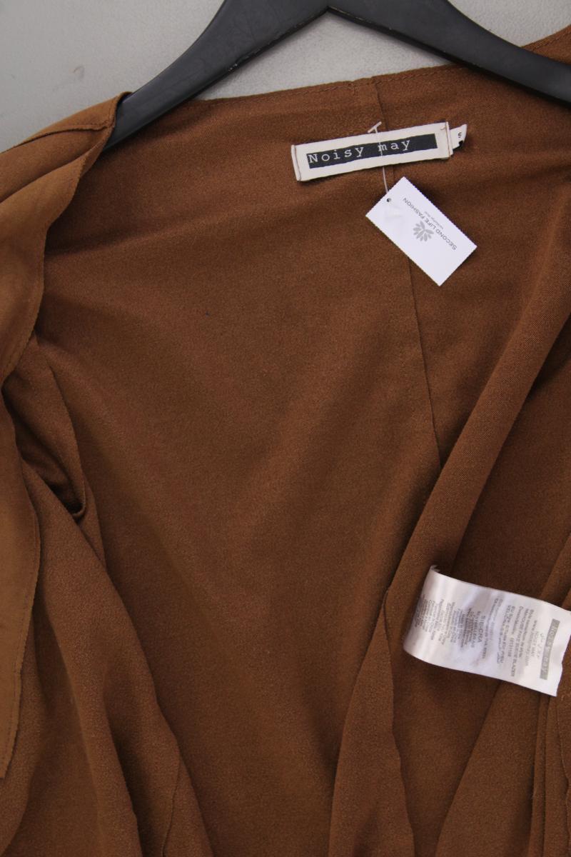 Noisy May Classic Cardigan Gr. S Langarm braun aus Polyester